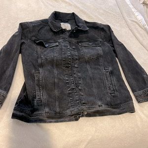 Hollister black Jean jacket